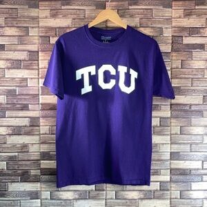 EUC Champion Purple TCU Medium T Shirt